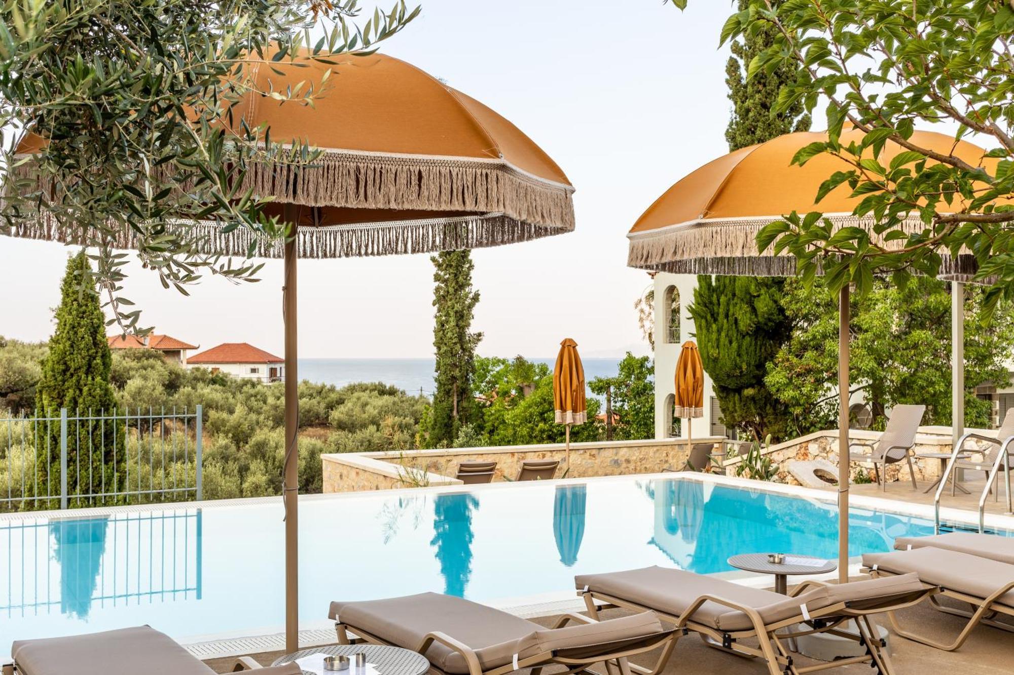 Olympia Zervea Studios With Pool - Apartment Kardamyli Extérieur photo